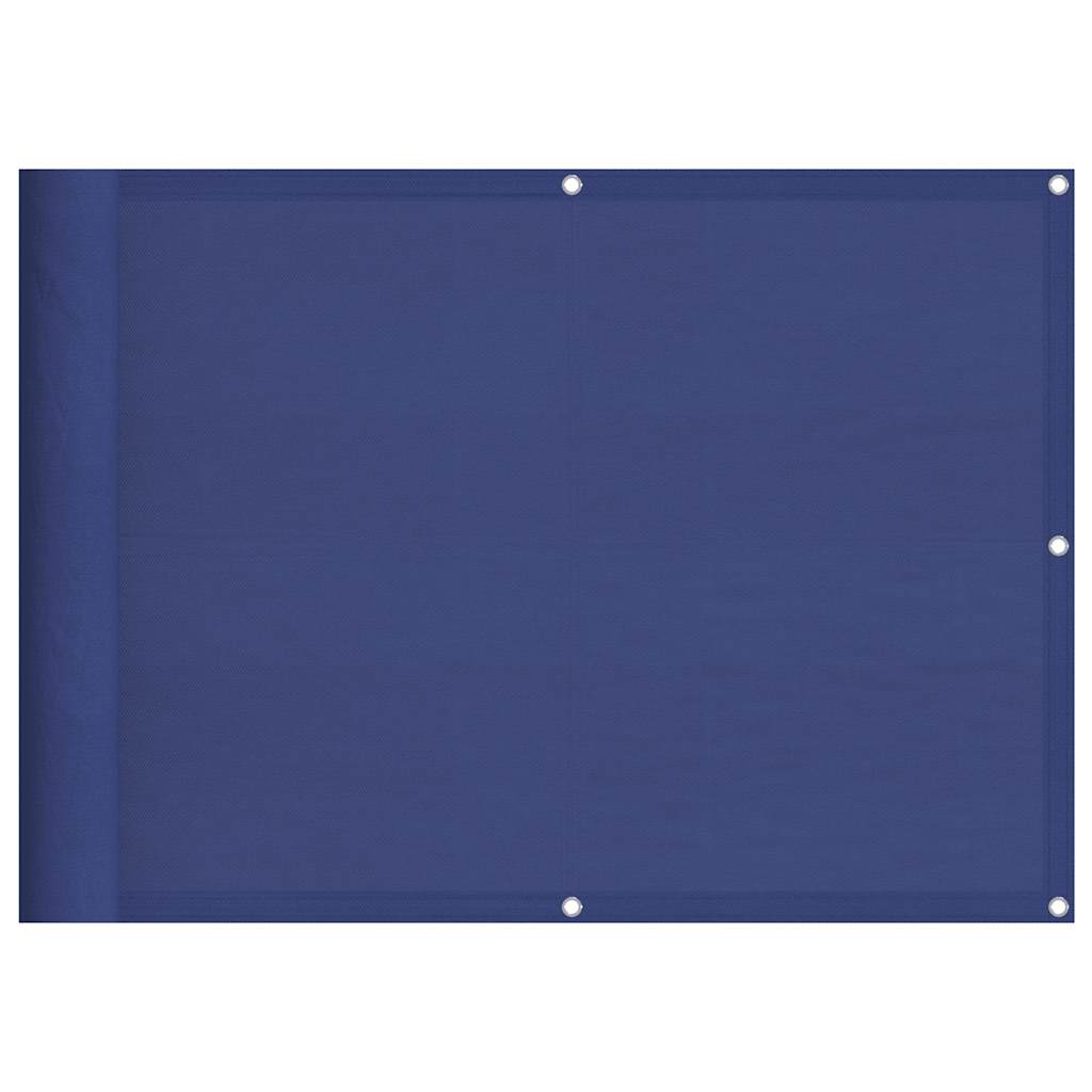 E-shop vidaXL Balkónová zástena modrá 75x1000 cm 100 % polyester oxford