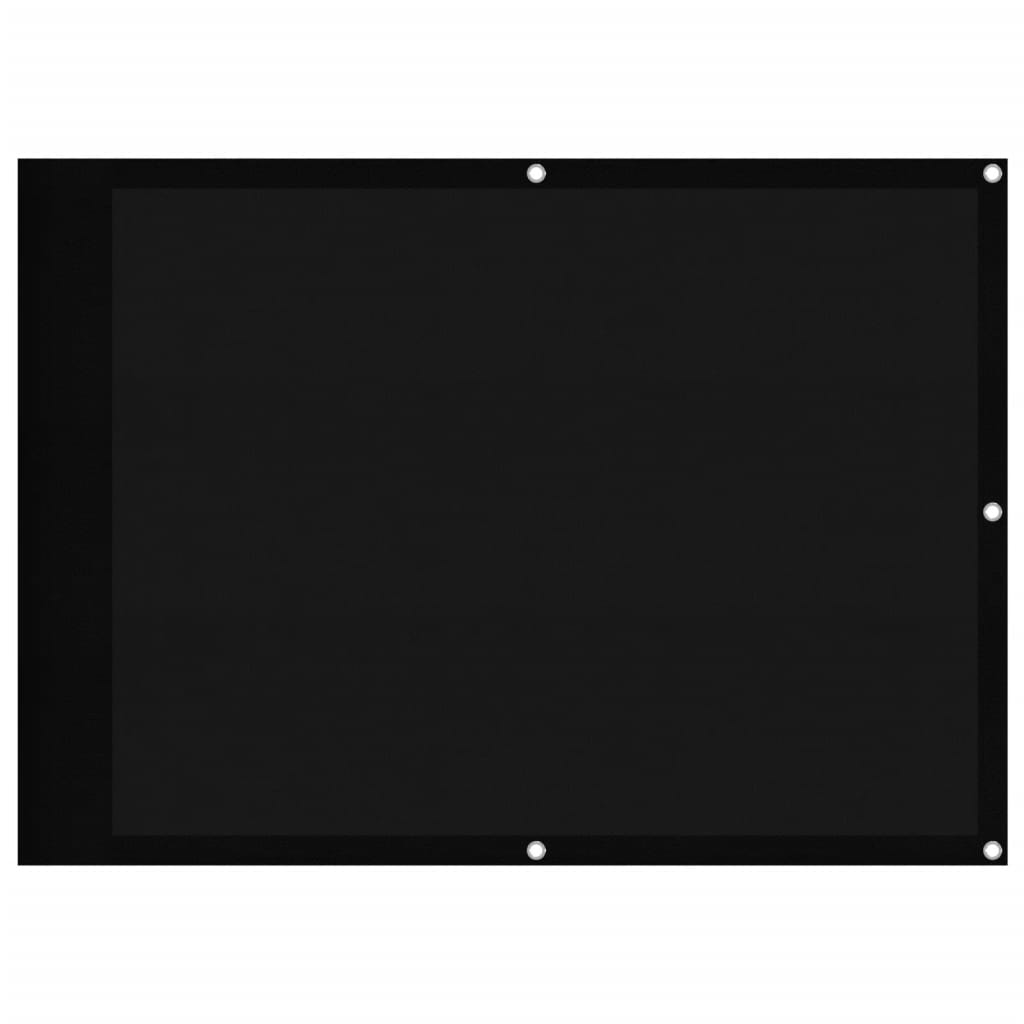 Thumbnail - vidaXL Balkon-Sichtschutz Schwarz 75x700 cm 100 % Polyester-Oxford