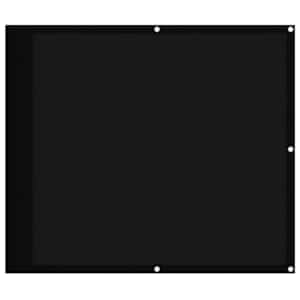 Balkonsko platno črno 90x800 cm 100 % poliestrski oxford - slika 2