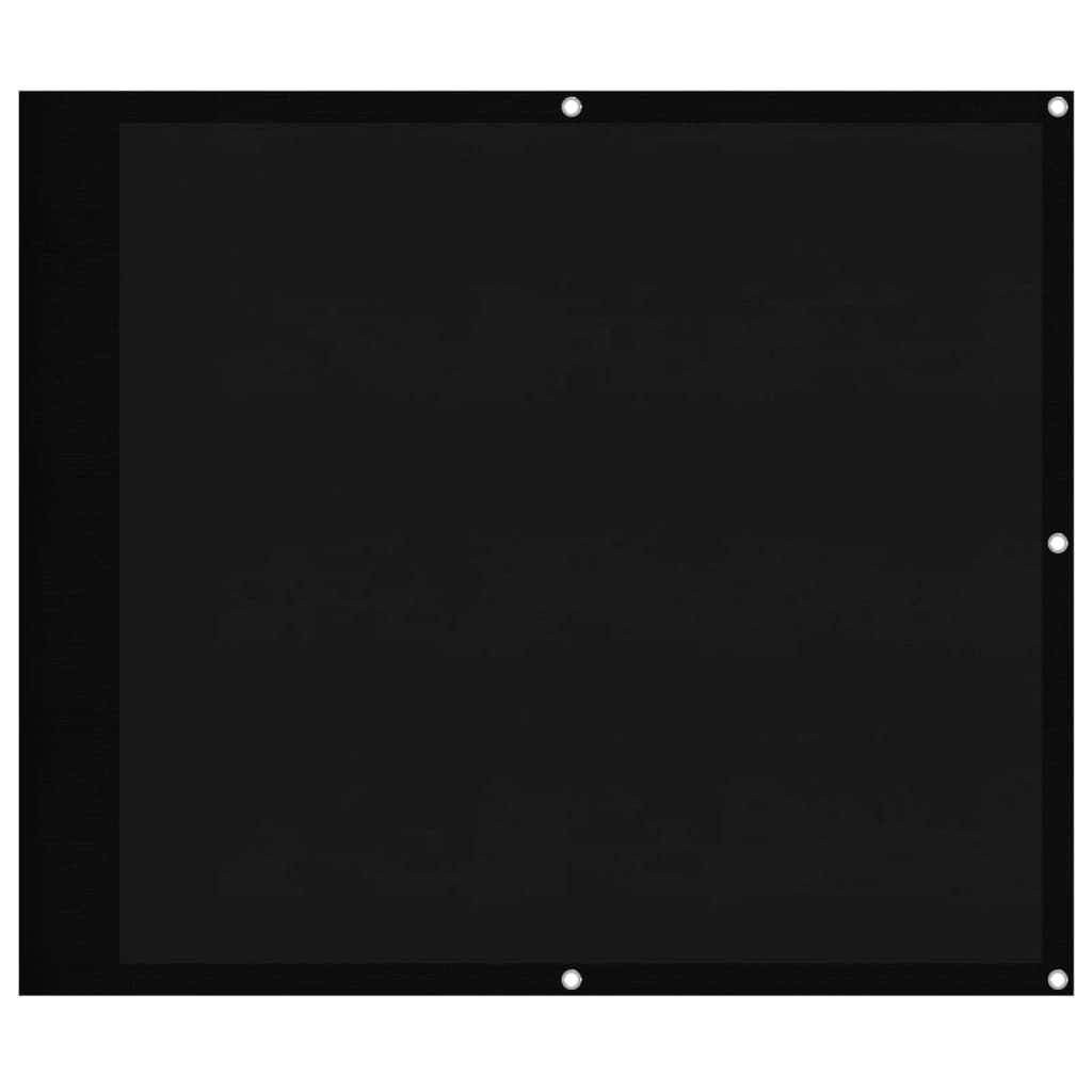 vidaXL Balkonová zástěna černá 90 x 1 000 cm 100% polyester oxford