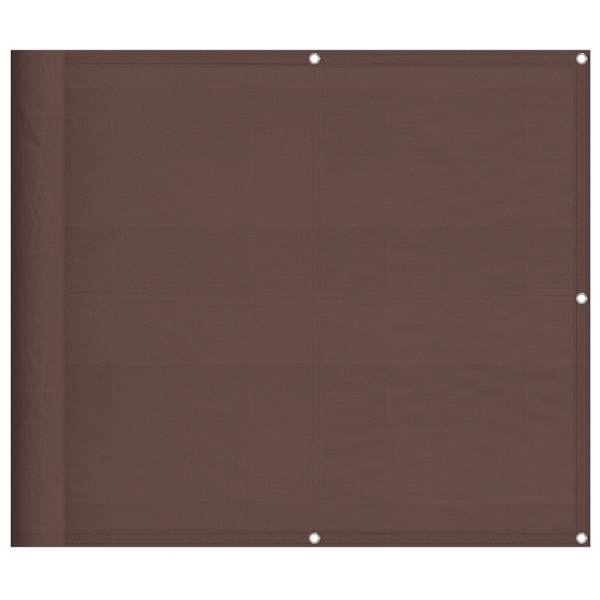 vidaXL r&otilde;dusirm, pruun, 90x800 cm, 100% pol&uuml;ester oxford
