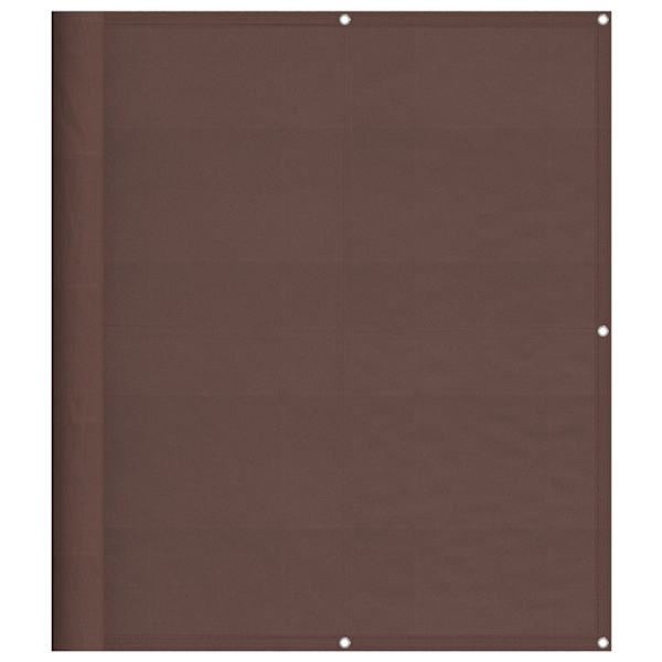 vidaXL r&otilde;dusirm, pruun, 120x700 cm, 100% pol&uuml;ester oxford