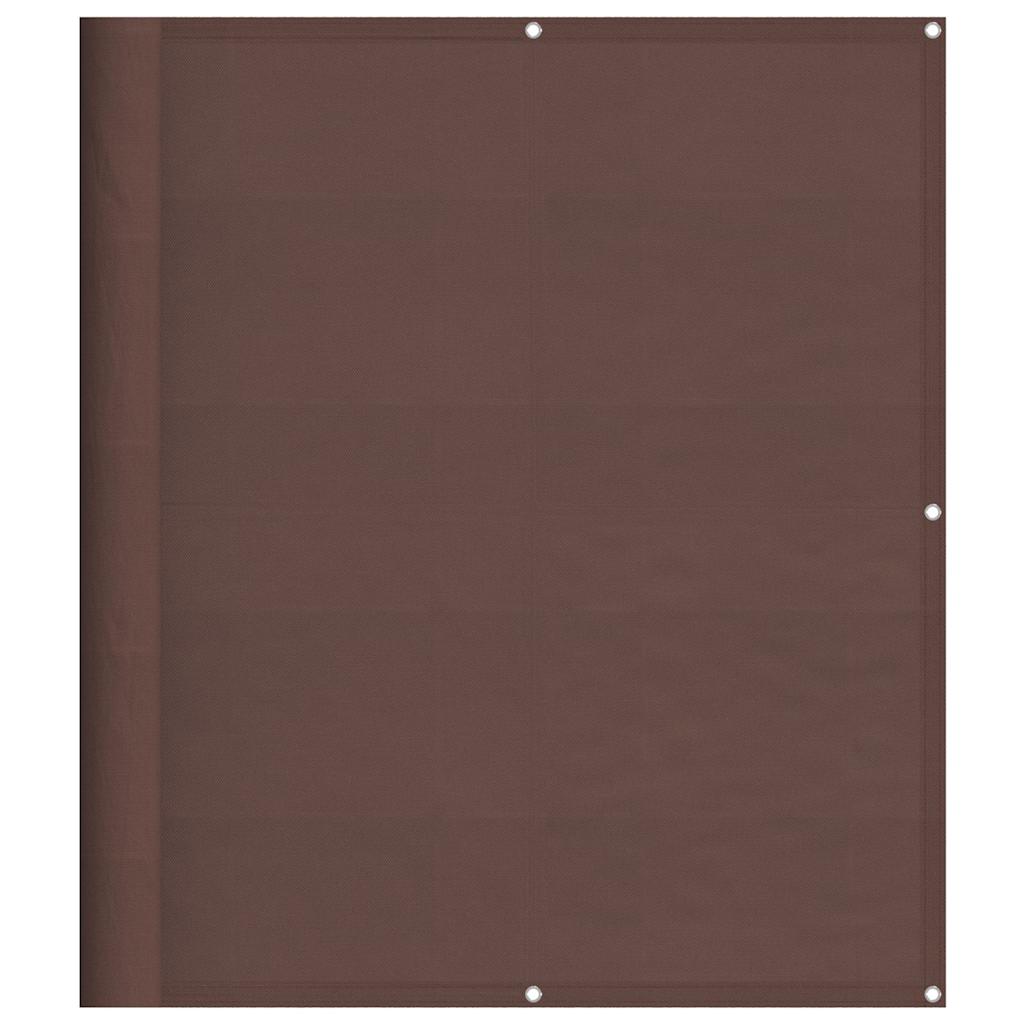 E-shop vidaXL Balkónová zástena hnedá 120x700 cm 100 % polyester oxford
