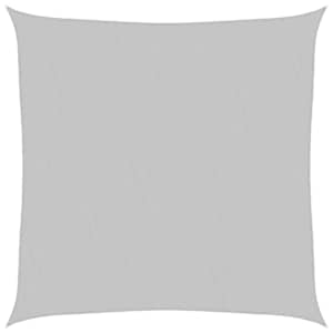 Stínicí plachta světle šedá 3 x 3 m 100% polyester oxford - obrázek 2