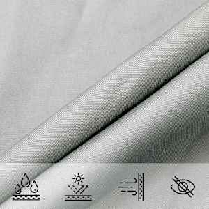 Stínicí plachta světle šedá 3 x 3 m 100% polyester oxford - obrázek 8
