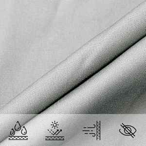 Stínicí plachta světle šedá 4,5 x 4,5 m 100% polyester oxford - obrázek 8