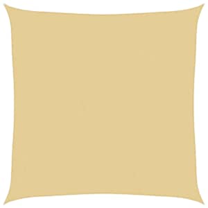 Stínicí plachta písková 3,6 x 3,6 m 100% polyester oxford - obrázek 2