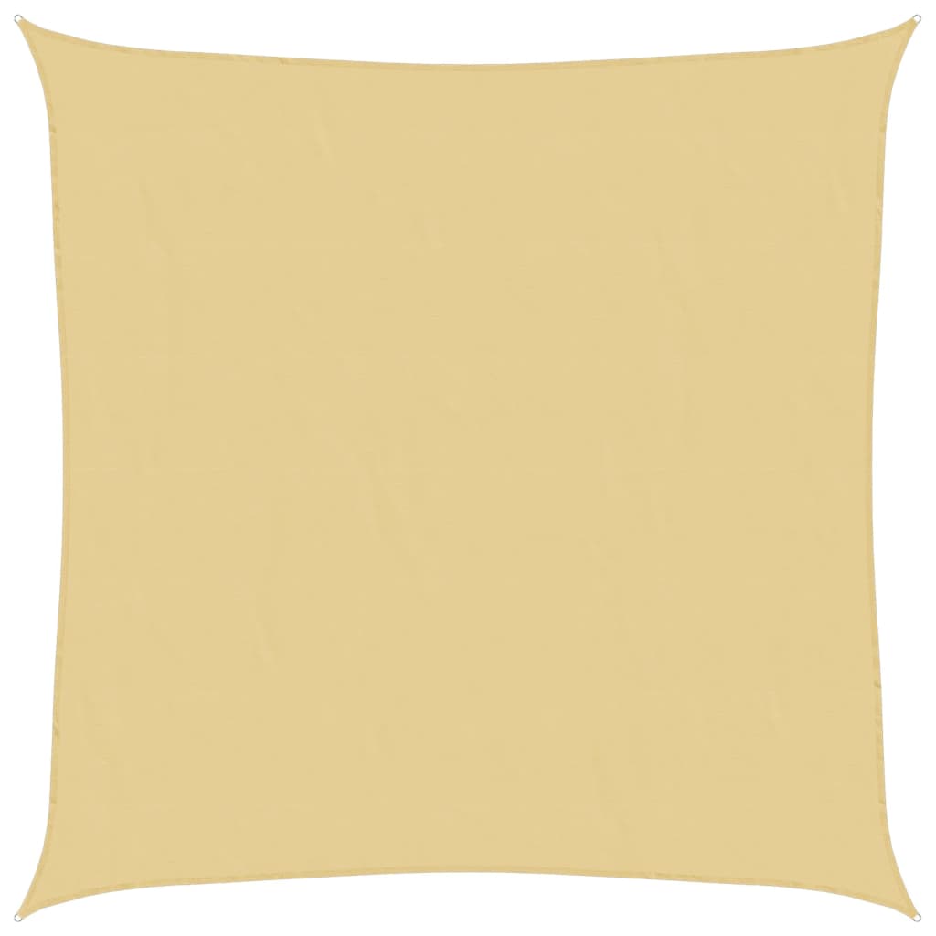 vidaXL StĂ­nicĂ­ plachta pĂ­skovĂˇ 5 x 5 m 100% polyester oxford