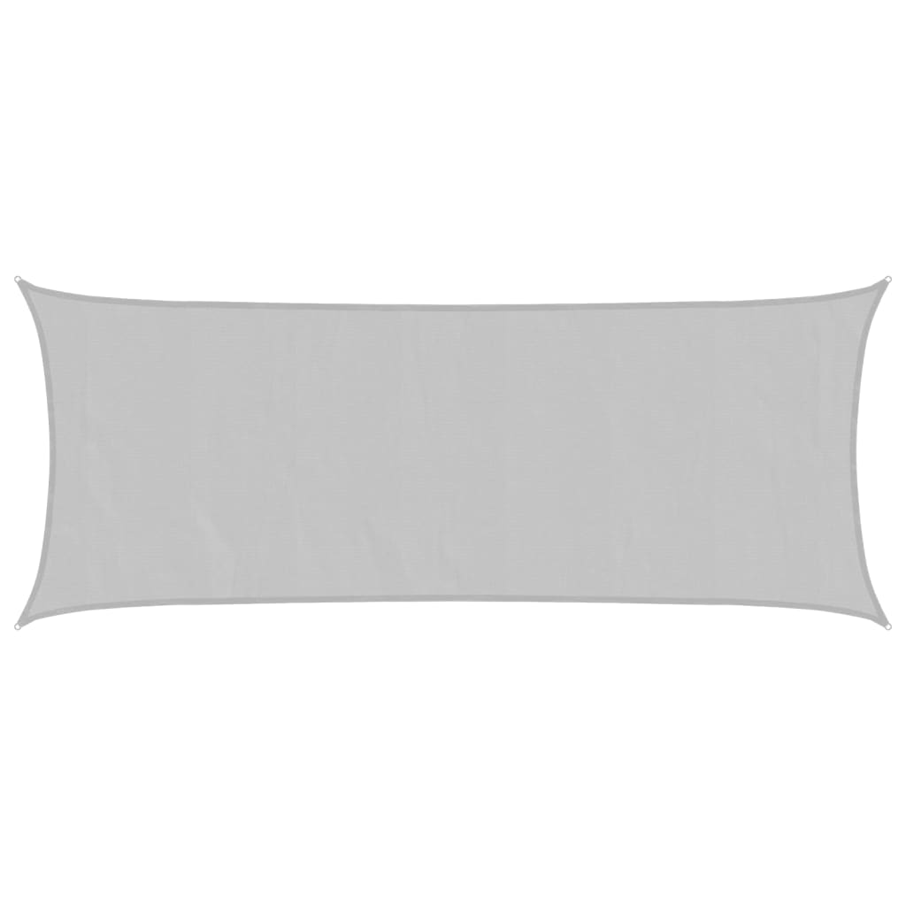 vidaXL Stínicí plachta světle šedá 2 x 5 m 100% polyester oxford