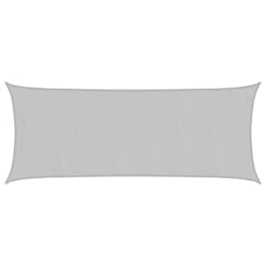 Stínicí plachta světle šedá 5 x 2 m 100% polyester oxford - obrázek 2