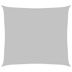 Stínicí plachta světle šedá 3 x 2,5 m 100% polyester oxford - obrázek 2