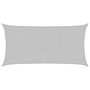 Stínicí plachta světle šedá 7x4 m 100% polyester oxford - obrázek 2