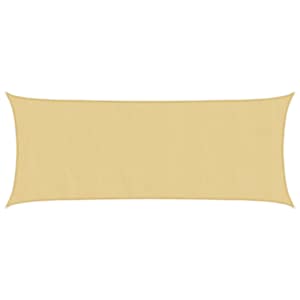 Stínicí plachta písková 5x2 m 100% polyester oxford - obrázek 2