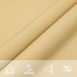Stínicí plachta písková 3,5x2,5 m 100% polyester oxford - obrázek 8