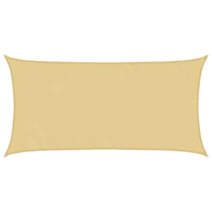 Stínicí plachta písková 7x4 m 100% polyester oxford - obrázek 2
