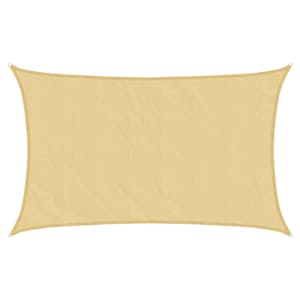 Senčno jadro peščeno 8x5 m 100 % poliester oxford - slika 2