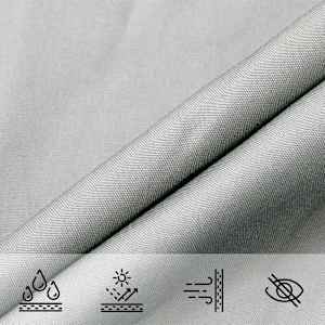 Stínicí plachta světle šedá 3,6x3,6x3,6 m 100% polyester oxford - obrázek 7