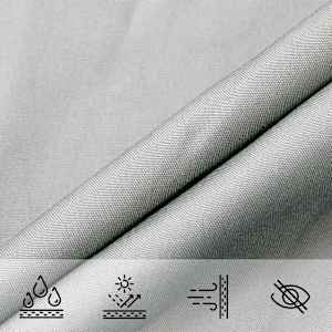 Stínicí plachta světle šedá 4,5x4,5x4,5 m 100% polyester oxford - obrázek 7