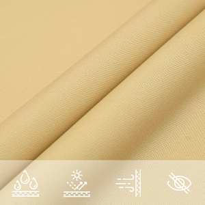 Stínicí plachta písková 7 x 5 x 5 m 100% polyester oxford - obrázek 7
