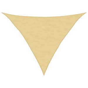 Stínicí plachta písková 3 x 3 x 4,24 m 100% polyester oxford - obrázek 2