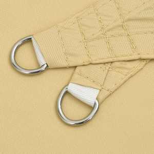 Senčno jadro peščeno 4x4x4 m 100 % poliester oxford - slika 5