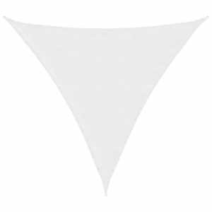 Senčno jadro belo 2x2x2 m 100 % poliester oxford - slika 2