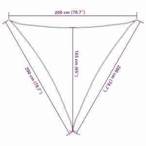 Stínicí plachta bílá 2 x 2 x 2 m 100% polyester oxford - obrázek 10