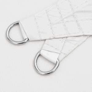 Senčno jadro belo 2x2x2 m 100 % poliester oxford - slika 5