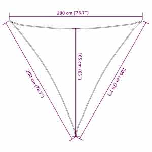 Stínicí plachta černá 2 x 2 x 2 m 100% polyester oxford - obrázek 10