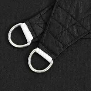 Senčno jadro črno 7x5x5 m 100 % poliester oxford - slika 5