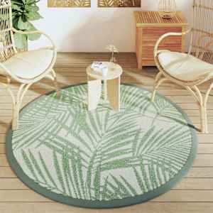 vidaXL Vanjski tepih ARAKIL zeleni &Oslash;160 cm PP