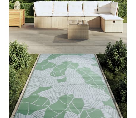 vidaXL Outdoor-Teppich ARAKIL Gr&uuml;n 120x180 cm PP