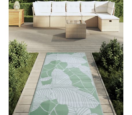 vidaXL Outdoor-Teppich ARAKIL Gr&uuml;n 80x250 cm PP