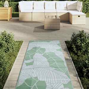 vidaXL Outdoor-Teppich ARAKIL Gr&uuml;n 80x250 cm PP