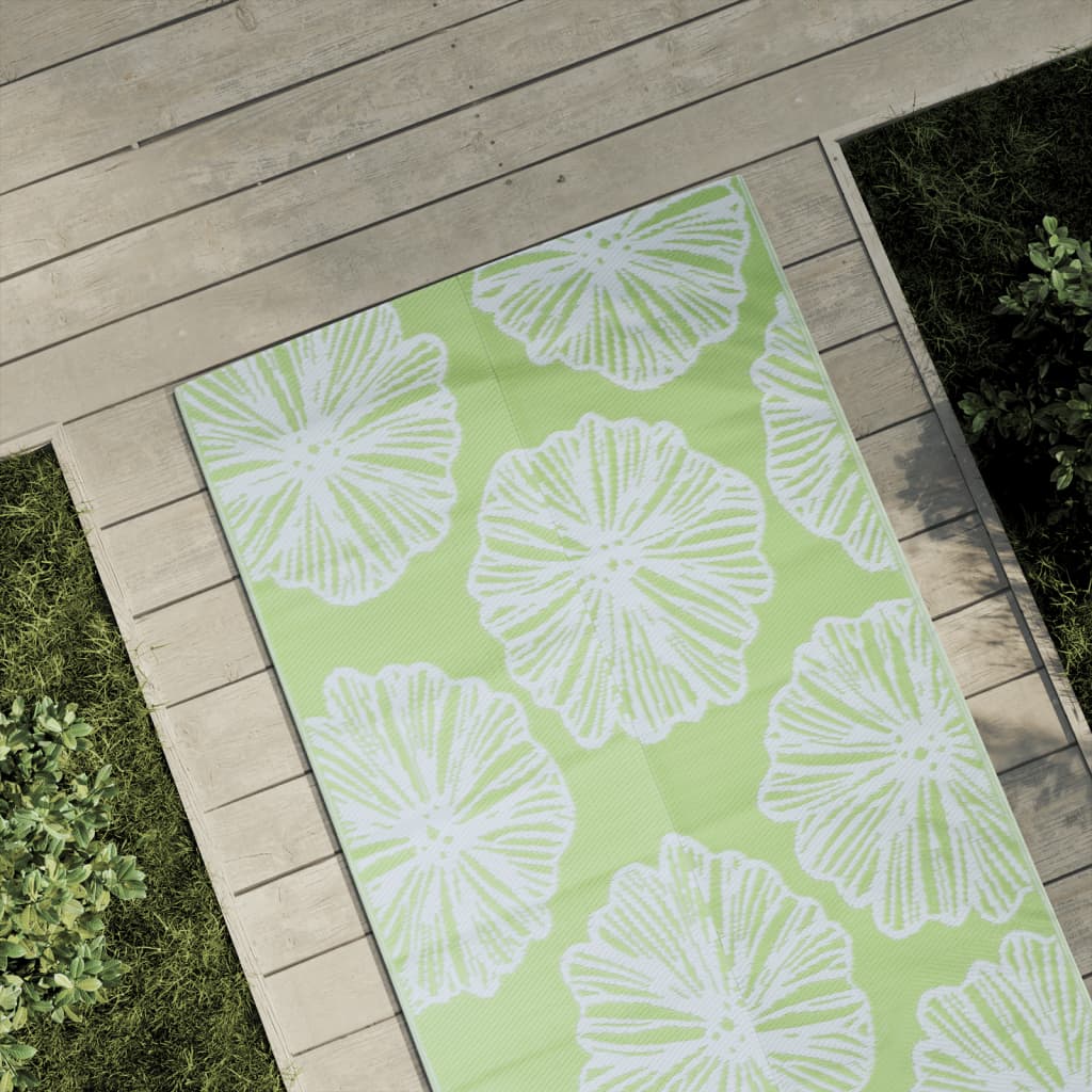 vidaXL Outdoor-Teppich ARAKIL Grün 80x150 cm PP