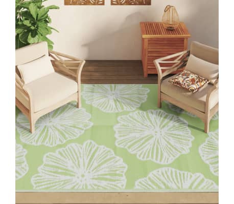 vidaXL Vanjski tepih ARAKIL zeleni 160x230 cm PP