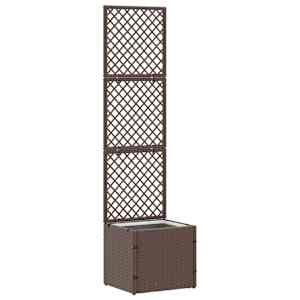 vidaXL Aiakastipaneel Pruun 35 x 30 x 135 cm Metall