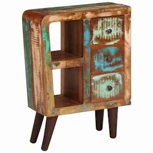 Příborník 55 x 30 x 80 cm masivní recyklované dřevo - obrázek 12