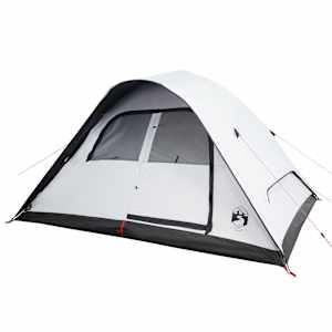 Rodinný stan kopule pro 6 osob bílý zatemňovací nepromokavý - obrázek 4