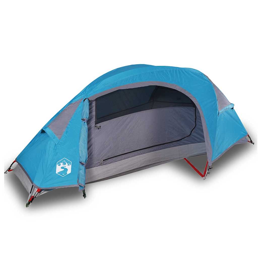 Thumbnail - vidaXL Kuppel-Campingzelt 1 Person Blau Wasserdicht