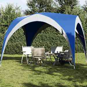 Šotor za zabavo moder vodoodporen