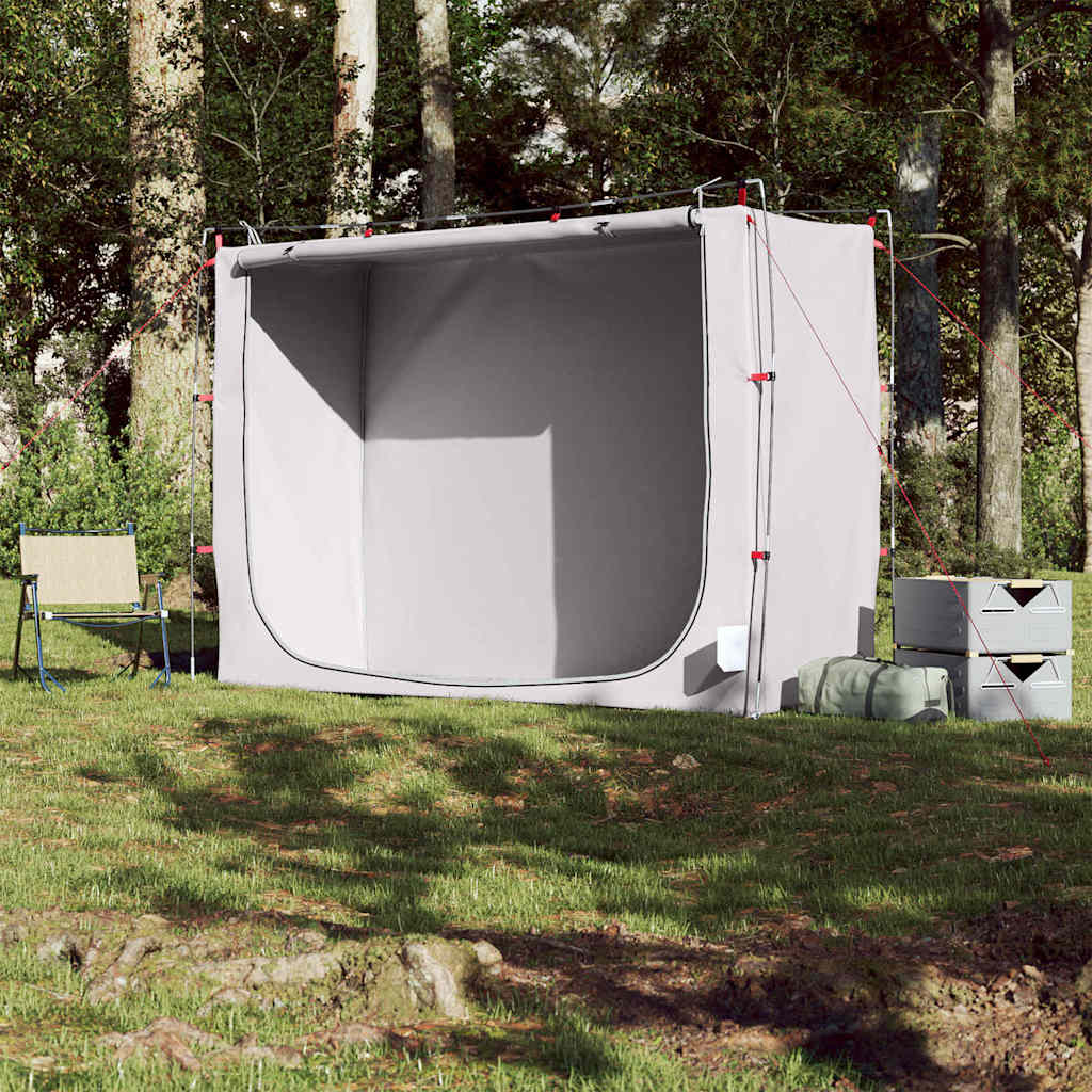 vidaXL Opbergtent waterdicht grijs afbeelding