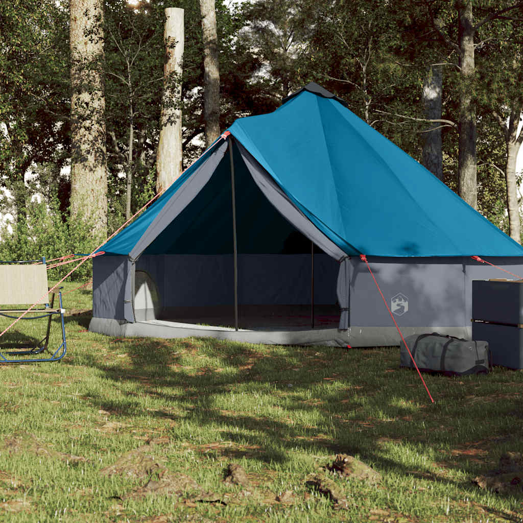 vidaXL Tipitent 6-persoons waterdicht blauw afbeelding