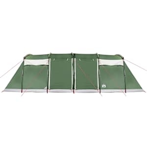 Rodinný stan tunel pro 8 osob zelený nepromokavý - obrázek 10