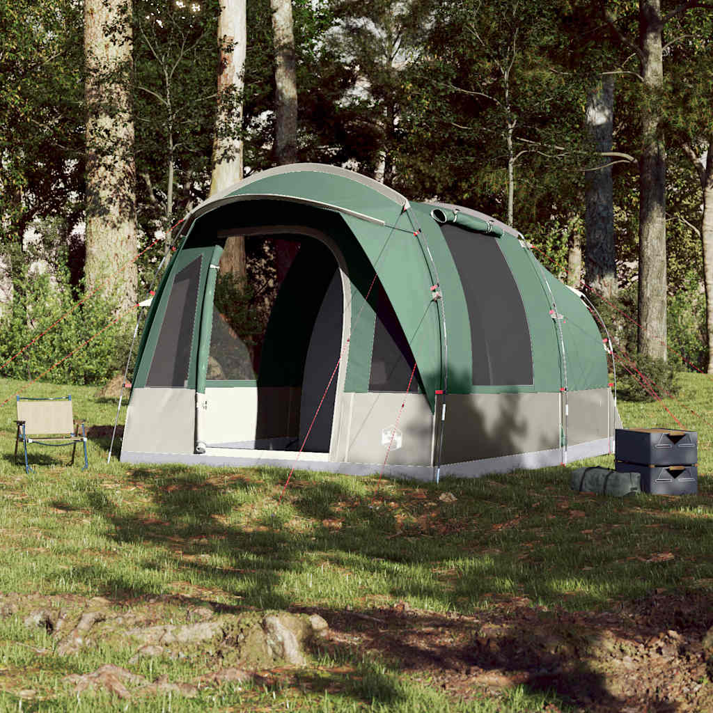 vidaXL Tunneltent 3-persoons waterdicht groen afbeelding