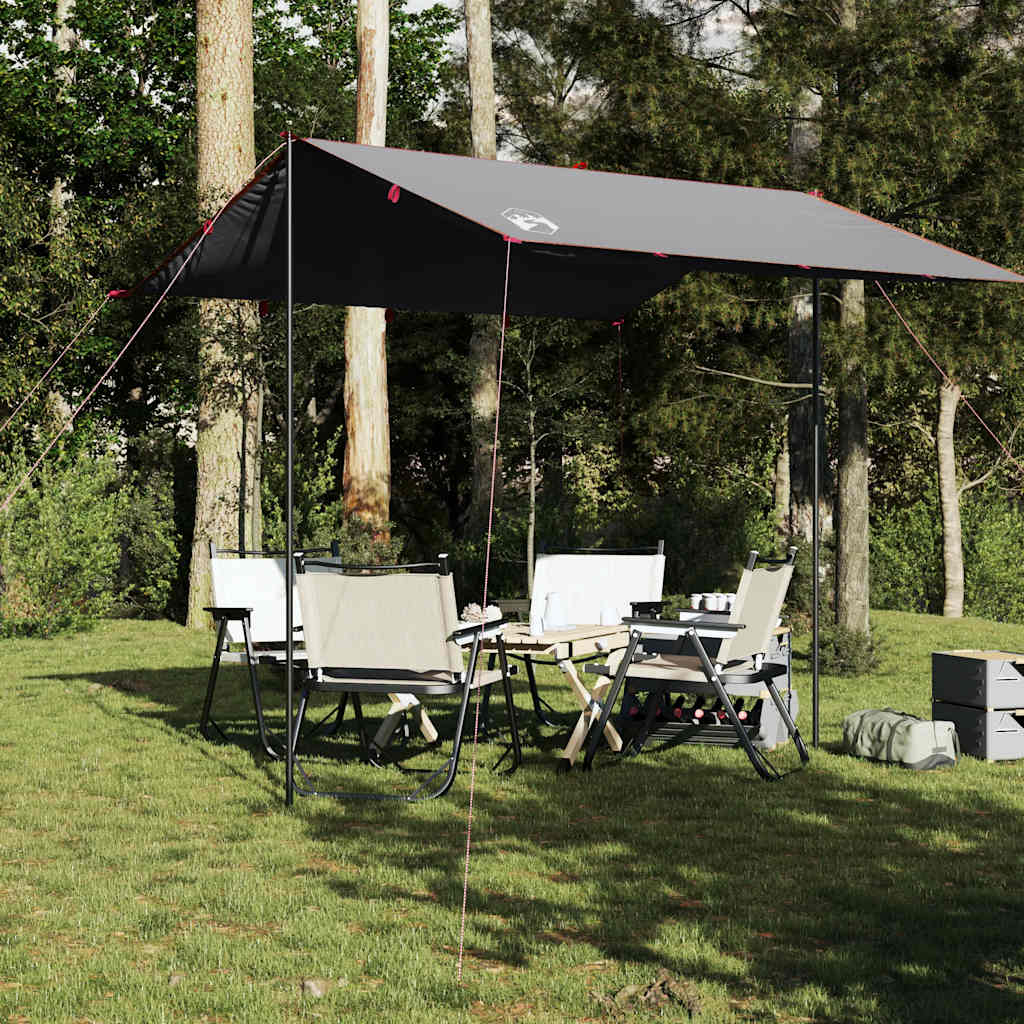 vidaXL Tarp gr&aring; och orange 300x294 cm vattent&auml;t