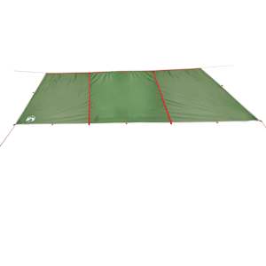 Kempingová plachta zelená 420 x 440 cm nepromokavá - obrázek 4