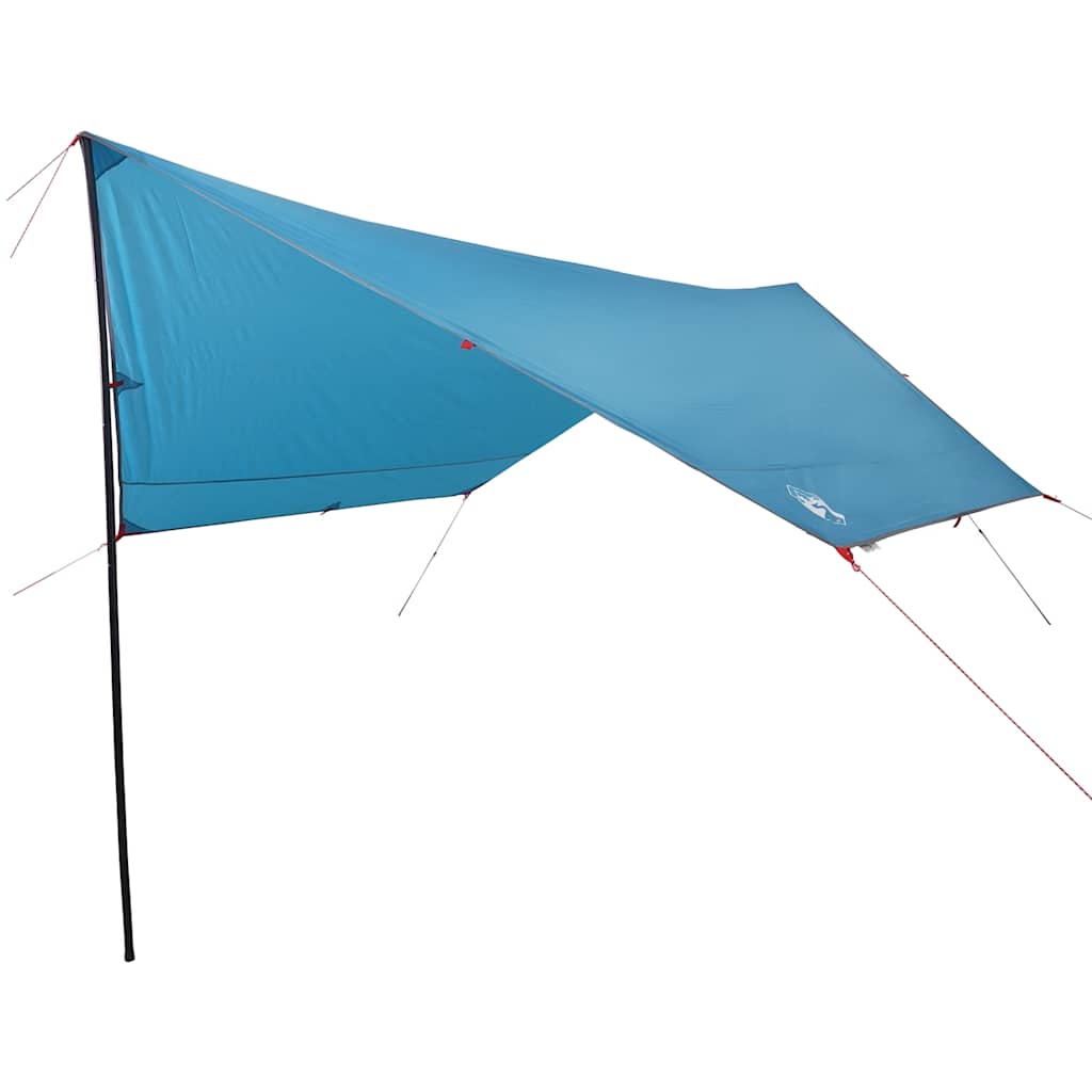 vidaXL Kempingová plachta modrá 430 x 380 x 210 cm nepromokavá