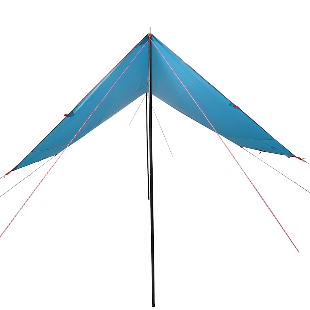 vidaXL Kampeerluifel waterdicht 430x380x210 cm blauw afbeelding
