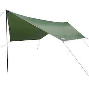 Kempingová plachta zelená 430 x 380 x 210 cm nepromokavá - obrázek 2